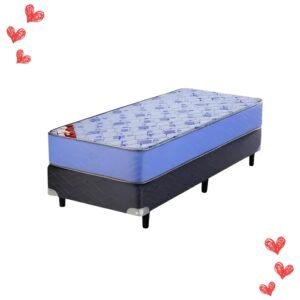 Conjunto Sommier 1 Plaza Gani Air Flex Espuma 80x190x22