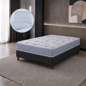 Conjunto Sommier 2 1/2 Plazas Suavegom Splendid Resortes