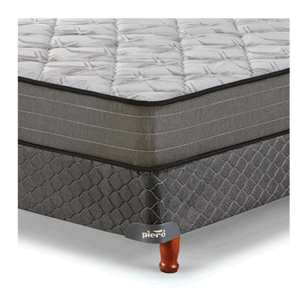 Conjunto Sommier 2 1/2 Plazas Piero Nova Espuma 140x190x25 - Imagen 3