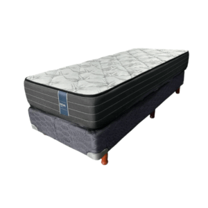 Conjunto Sommier 1 1/2 Plaza Piero Nova Espuma 100x190x25