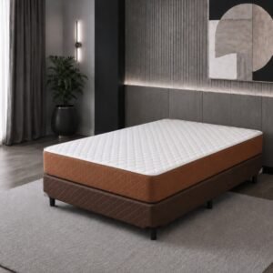 Conjunto Sommier 2 1/2 Plaza Piero Foam Exc Espuma 140x190