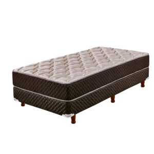 Conjunto Sommier 1 Plaza Cannon Exclusive Espuma 80x190x25