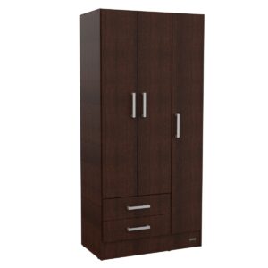 Placard Dakar 3 Puertas Color Chocolate