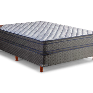 Conjunto Sommier 2 1/2 Plazas Piero Fleur Euro Espuma 140x190x26
