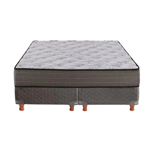 Conjunto Sommier King Size Piero Nova Espuma 200x200x25 - Imagen 2