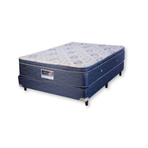Conjunto Sommier 2 1/2 Plazas Gani Angelus Espuma 140x190