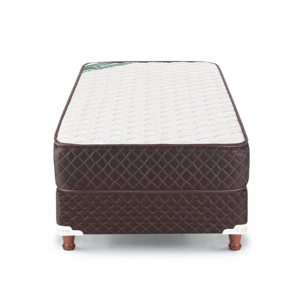 Conjunto Sommier 1 Plaza Cannon Lujo Espuma 80X190x20 - Imagen 2