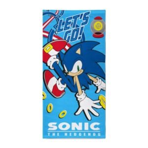 Toallon Infantil Algodón Sonic