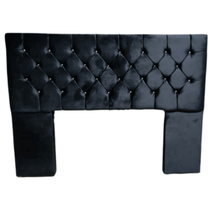 Respaldo Saluma 160cm Queen Gamuzado Capitone