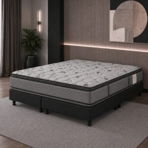 Colchón King Size Piero Regno Resortes 180x200x29 Pillow Top
