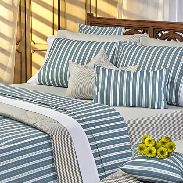 Sabanas Danubio 1 ½ plazas Stripes - Imagen 2
