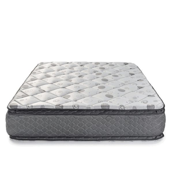 Colchon 2 1/2 Plaza Piero Regno Resortes 140x190x29 Pillow Top - Imagen 4