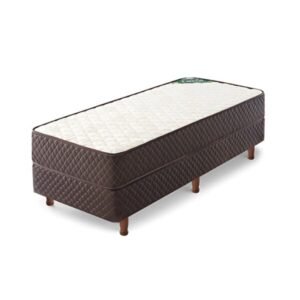 Conjunto Sommier 1 Plaza Cannon Lujo Espuma 80X190x20