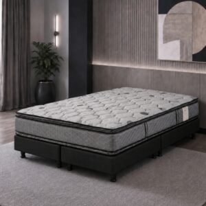 Colchón Queen Size Piero Regno Resortes 160x200x29 Pillow Top
