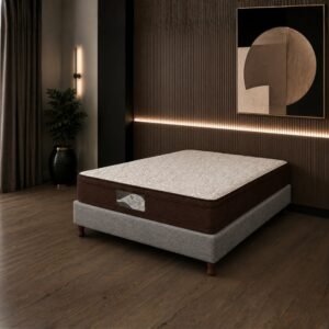 Conjunto Sommier 2 1/2 Plazas Natural Soft Select Espuma 140x190