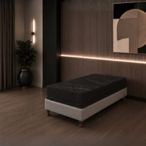 Conjunto Sommier 1 Plaza Natural Soft Comfort Espuma 80x190