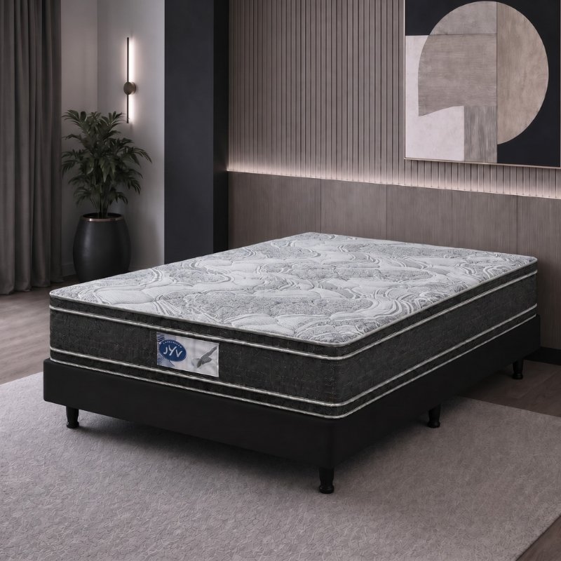 Colchon 2 1/2 Plazas JyV Hefesto Espuma 140x190x28