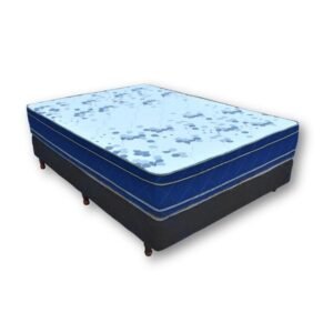 Conjunto Sommier 2 1/2 Plazas Natural Soft Virtus Espuma 140x190
