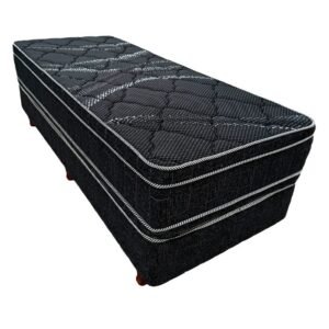 Conjunto Sommier 1 1/2 Plaza Natural Soft Comfort Espuma 100x190