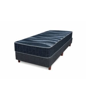 Conjunto Sommier 1 1/2 Plaza Natural Soft Relax Espuma 100x190