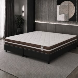 Colchón King Size Springwall Gran Realce Resortes 200x200x27