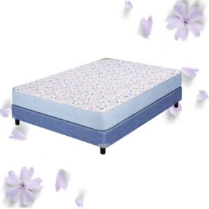 Conjunto Sommier 2 1/2 Plaza Suavegom Preston Resortes 140x190x25