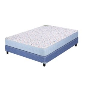 Conjunto Sommier 2 1/2 Plaza Suavegom Preston Resortes 140x190x25