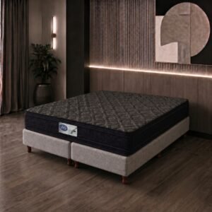 Conjunto Sommier Queen Size JyV Ares Espuma 160x200