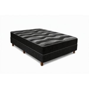 Conjunto Sommier 2 Plazas Natural Soft Relax Espuma 130x190x20