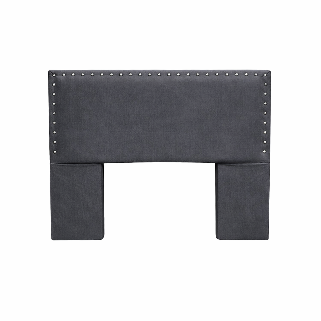 Respaldo Saluma 160cm Modena Lino Gris Oscuro