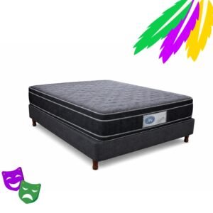 Conjunto Sommier 2 1/2 Plazas JyV Ares Espuma 140x190