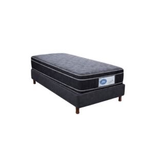 Conjunto Sommier 1 1/2 Plaza JyV Ares Espuma 100x190