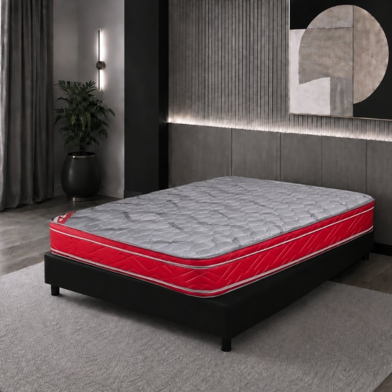 Colchon 2 Plazas Gani Red Spring EP Resortes 130x190x27