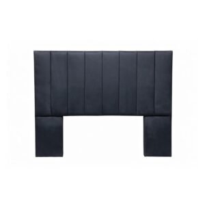 Respaldo Saluma 200cm Niza Gamuza Negro