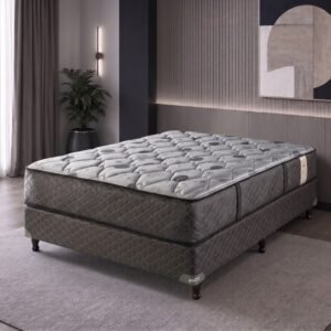 Conjunto Sommier 2 1/2 Plazas Piero Regno Resortes 140x190