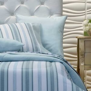 Sábanas Danubio Cotton Bliss 144H King Size Celeste