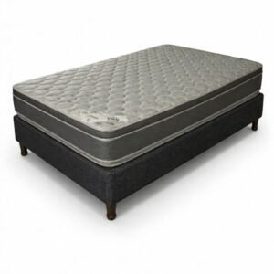 Conjunto Sommier 2 1/2 Plaza Gani Silver Flex Espuma 140x190