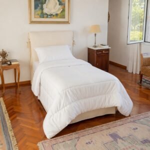 Acolchado Kavanagh 1 1/2 Plaza Reversible Blanco