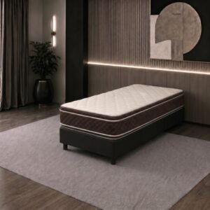 Colchón 1 1/2 Plaza Cannon Exclusive Europ Espuma 100x190x29