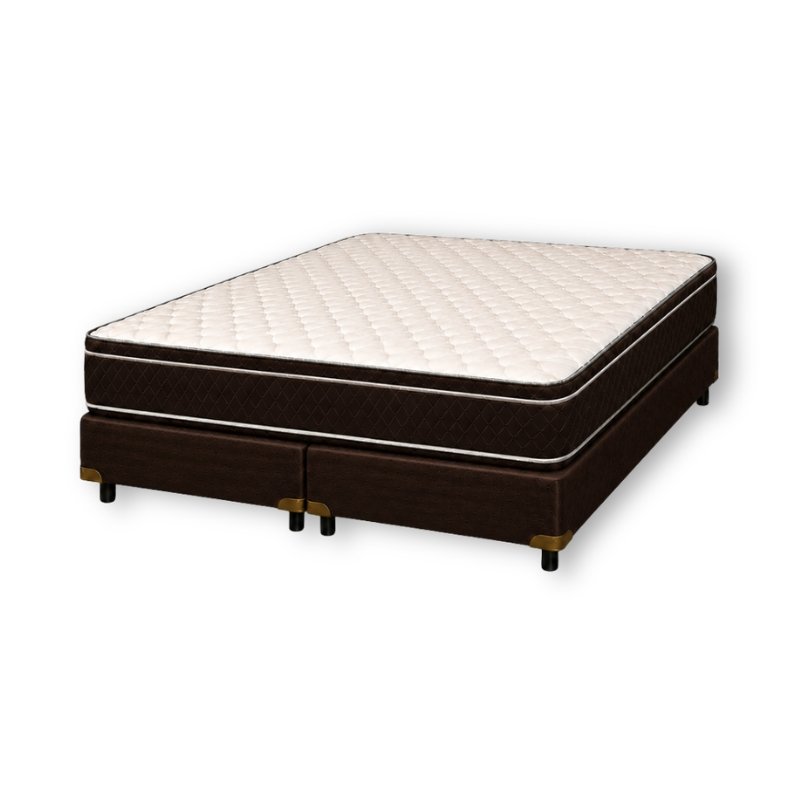 Conjunto Sommier Queen Size Cannon Exclusive EP Espuma 160x200