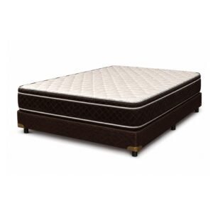 Conjunto Sommier 2 1/2 Plazas Cannon Exclusive Europ Espuma 140x190