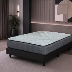 Colchón 2 1/2 Plaza Suavestar Boreal Bamboo Resortes 140x190x26