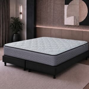 Colchón King Size Suavestar Boreal Bamboo Resortes 200x200x27