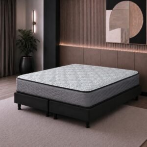 Colchón King Size Suavestar Boreal Bamboo Resortes 180x200x27