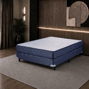 Conjunto Sommier 2 1/2 Plaza Suavestar Lujo Espuma 140X190