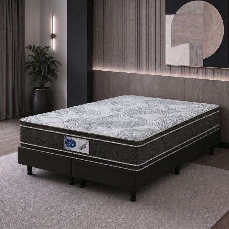 Colchon Queen Size JyV Hefesto Espuma 160x200x28
