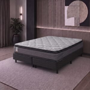 Colchón Queen Size Suavestar Boreal Bamboo EP Resortes 160x200x31